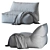 Modern Gart Ginosa Armchair Design 3D model small image 6