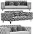 Modern FH 7201 Sofa Set 3D model small image 2