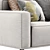 Arflex Marechiaro Modern Sofa 3D Model 3D model small image 2