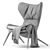 Modern P22 Armchair Cassina 2016 3D model small image 7