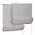 Roman Shades Set 3 3D model small image 3
