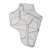 Abstract Relief Artwork in 2 Colors 3D model small image 4