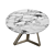 Elegant Millenium Round Dining Table 3D model small image 4