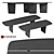 Elegant Baxter Nairobi Tables 3D model small image 1