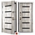 Premium Metal Entry Door Set 3D model small image 1