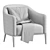 Modern Minimalist Furniture: SHIPROK Chair 3D model small image 4