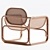 Modern Marte Lounge Chair: 3D Model 3D model small image 4