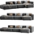 Contemporary Mags Soft 3-Seat Sofa 3D model small image 1