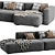 Contemporary Mags Soft 3-Seat Sofa 3D model small image 2