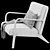 Scandinavian Style Lounge Chair mbedtls 3D model small image 5