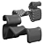 Ergonomic Etcetera Lounge Chair 3D model small image 6