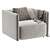 Modern Power Recliner Chair 3D model small image 2