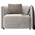 Modern Power Recliner Chair 3D model small image 3