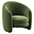 Modern 2015 Fernie Chair 3D model small image 3