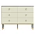 Modern Buffet Cabinet 6 Drawers 3D model small image 2