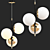 Retro E14х3 40w Chandelier 3D model small image 2