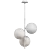 Retro E14х3 40w Chandelier 3D model small image 3