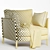 Minotti Shelley Armchair: Color Options 3D model small image 6