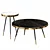 Elegant Marble Band Table 3D model small image 1