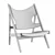 Menu Knitting Chair Sheepskin Upholstery 3D model small image 5