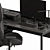 Workstation Essentials Set: Office Desk 3D model small image 3