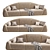  Kimberli 2017 Sofa Set 3D model small image 1