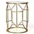 Marble Interior Side Table by GLASAR 3D model small image 2