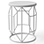 Marble Interior Side Table by GLASAR 3D model small image 4