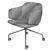 Organic Elegance Dwell Armchair 3D model small image 7