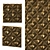 Textured Polystyrene Antique Ceiling Tiles 3D model small image 4