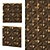 Textured Polystyrene Antique Ceiling Tiles 3D model small image 5