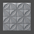Textured Polystyrene Antique Ceiling Tiles 3D model small image 7