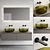 Modern Bathroom Vanity Set 3 3D model small image 1