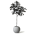 Natural Rubber Tree Decor 3D model small image 2