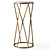 Marble Accent Table by GLASAR 3D model small image 1