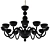 Illuminare Murano Glass Chandelier 3D model small image 1