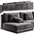 Corona Vray Sofa Model Render 3D model small image 4