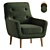 Vitio Gene Gray Armchair Collection 3D model small image 3