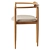 Modern Miau Armchair Woodcraft Design 3D model small image 4