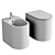 Delano Floor Mounted Toilet 3D model small image 3