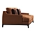 Modern REY Sofaclub Couch 3D model small image 2