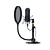 Desk Studio Mic Model Stand 3D model small image 3