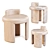 Elegance in Motion: Kafa Stool 3D model small image 2