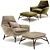 Luxurious Prince Armchair Minotti Upgrade 3D model small image 3