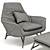 Luxurious Prince Armchair Minotti Upgrade 3D model small image 4