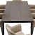 Modern Dining Set Moscow and Mavis 3D model small image 2