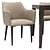 Modern Dining Set Moscow and Mavis 3D model small image 3
