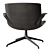 Elegant Dorigo Design Lounge Chair 3D model small image 3