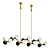 Luxury Elegance Chandelier Fixture 3D model small image 1