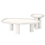 Natural Stone and Wood Table 3D model small image 4